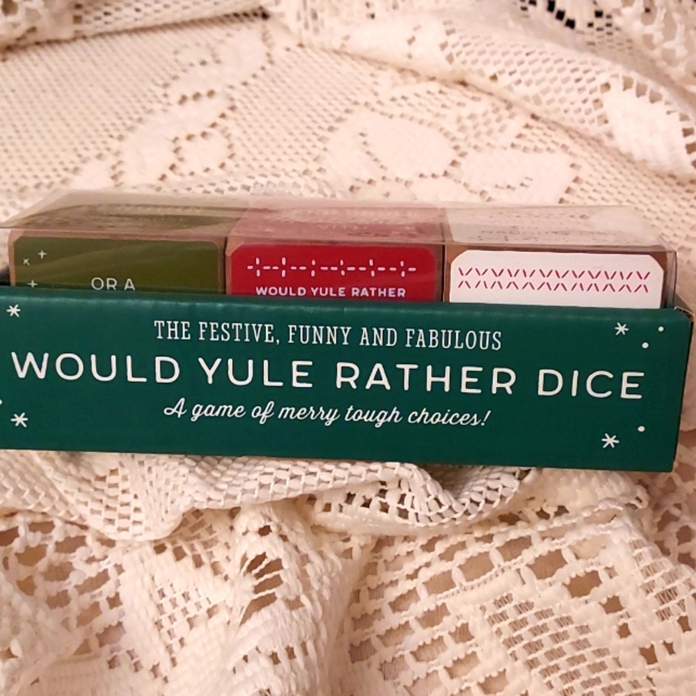 Nwt Hallmark DEMDACO Would Yule Rather Dice FESTIVE,FUNNY,AND FABULOUS